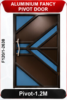 Fancy 1.2 metre pivot aluminium door F1201-2638