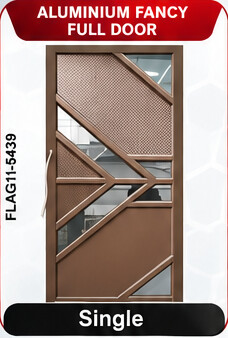 Fancy full aluminium door design FLAG11-5439
